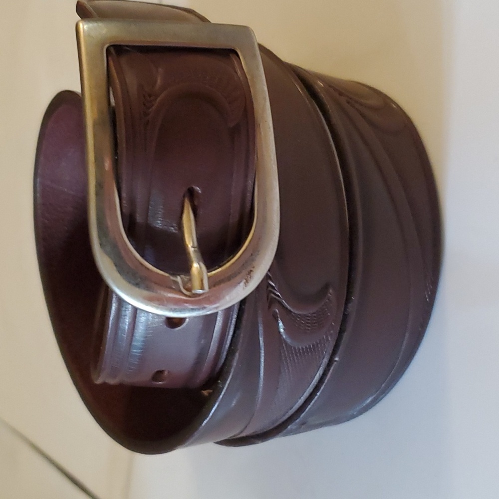 New Vintage original leather L B N 2 collection brown men's belt different sizes